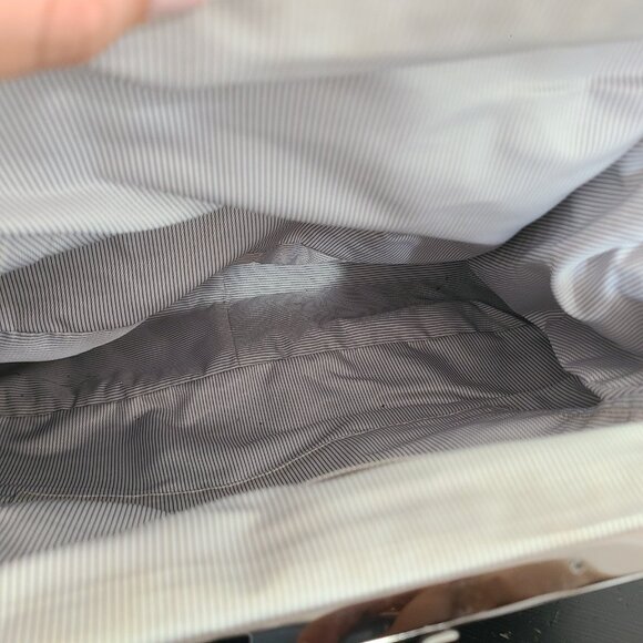 WEEKEND MaxMara Pasticcino Knit Kiss Lock 2-Way Shoulder Bag Blue Navy - Picture 5 of 10